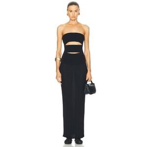 Christopher Esber  Slash Strapless Dress in Black XS